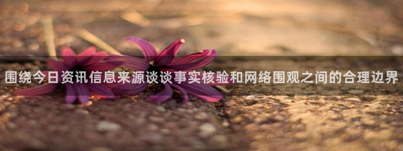 91黑料吃瓜网：围绕今日资讯信息来源谈谈事实核验和网络围观之间的合理边界